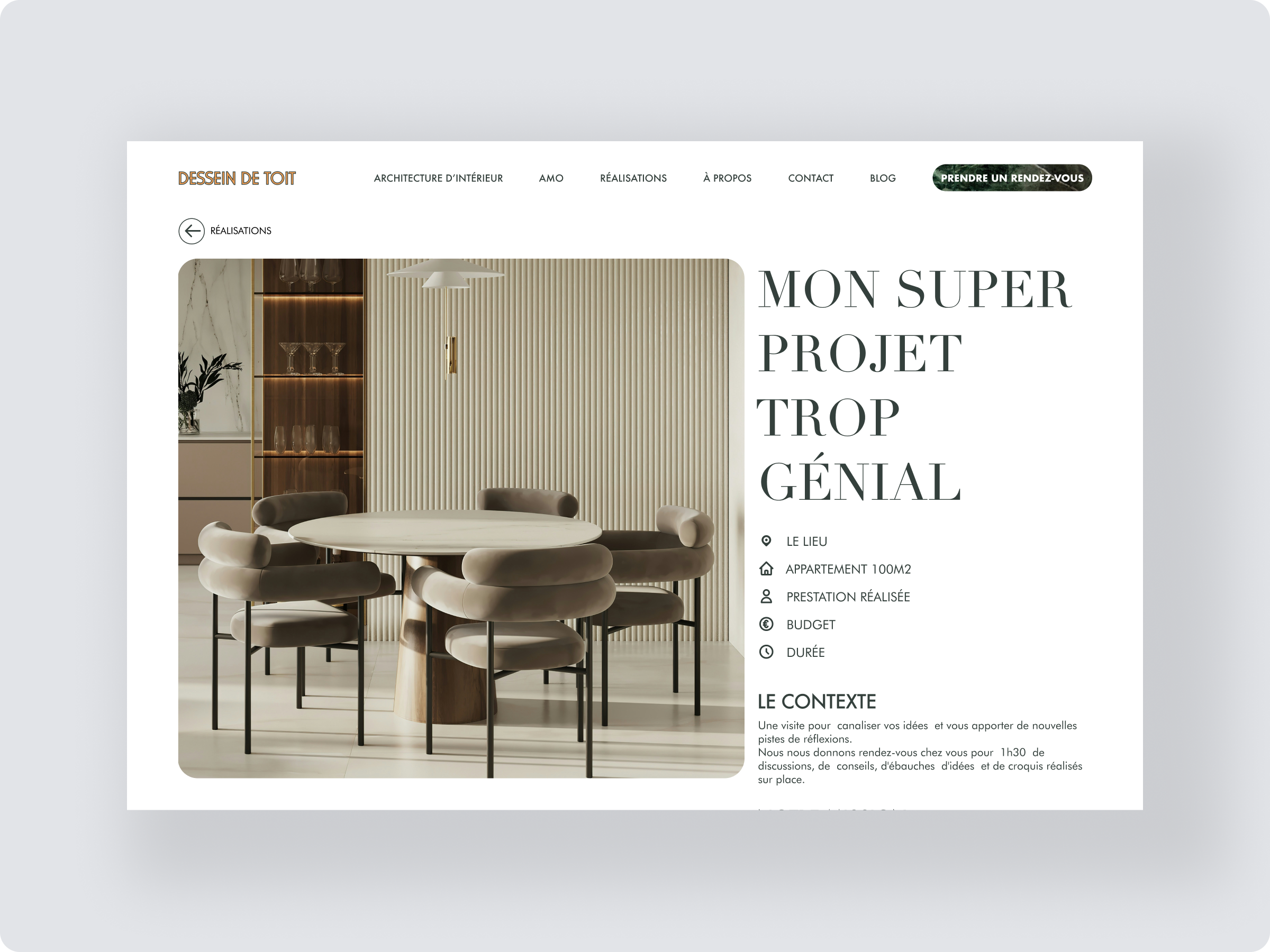 Dessein de Toit article blog