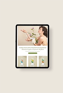 tablette-version-of-la-fleur-nue-website